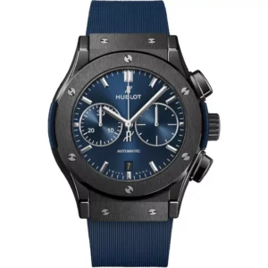 Hublot Classic Fusion 521.CM.7170.RX Ceramic Blue Chronograph 45MM