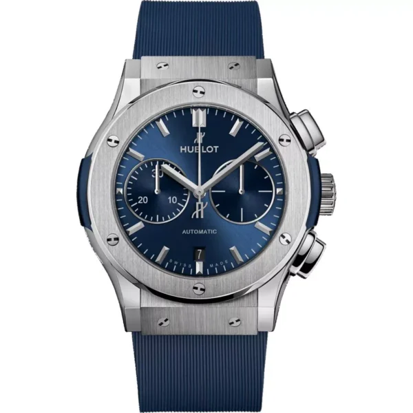 Hublot Classic Fusion 521.NX.7170.RX Chronograph Titanium Blue 45MM