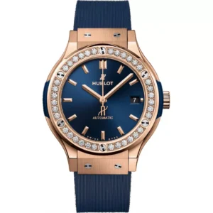 Hublot Classic Fusion 565.OX.7180.RX.1204 King Gold Blue Diamonds 38MM