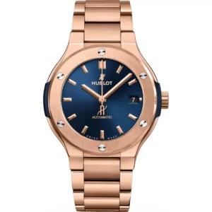 Hublot Classic Fusion 568.OX.7180.OX Blue King Gold Bracelet 38MM